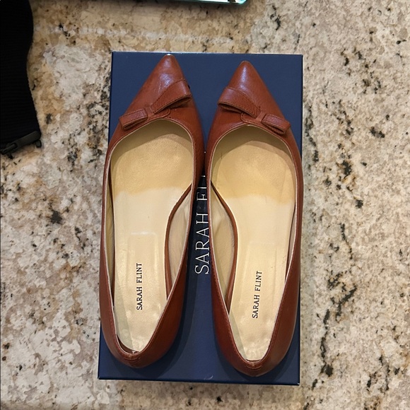 Sarah Flint Women's Natalie flats with Bow Detail 8.5 - Picture 1 of 5